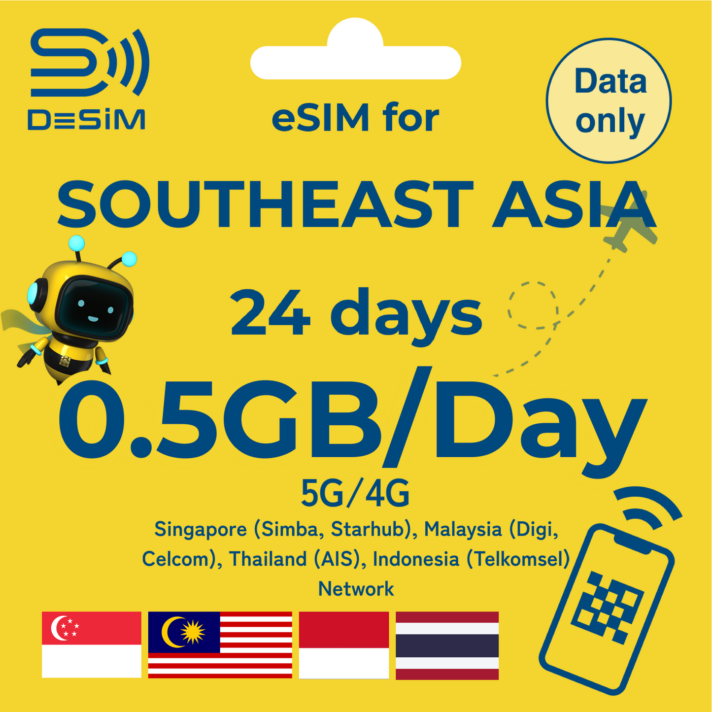 SOUTHEAST ASIA eSIM for Long