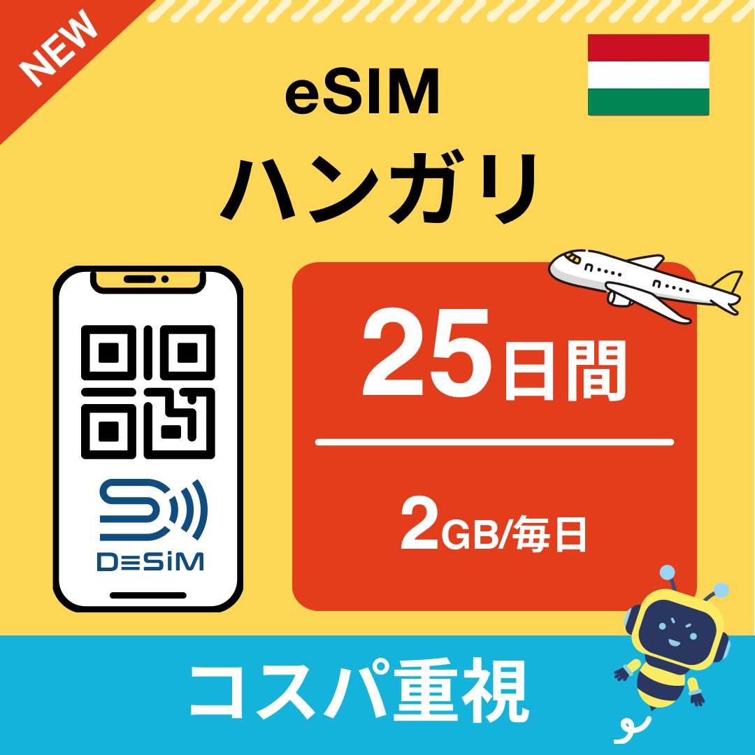 ハンガリー長期eSIM(Line専用)