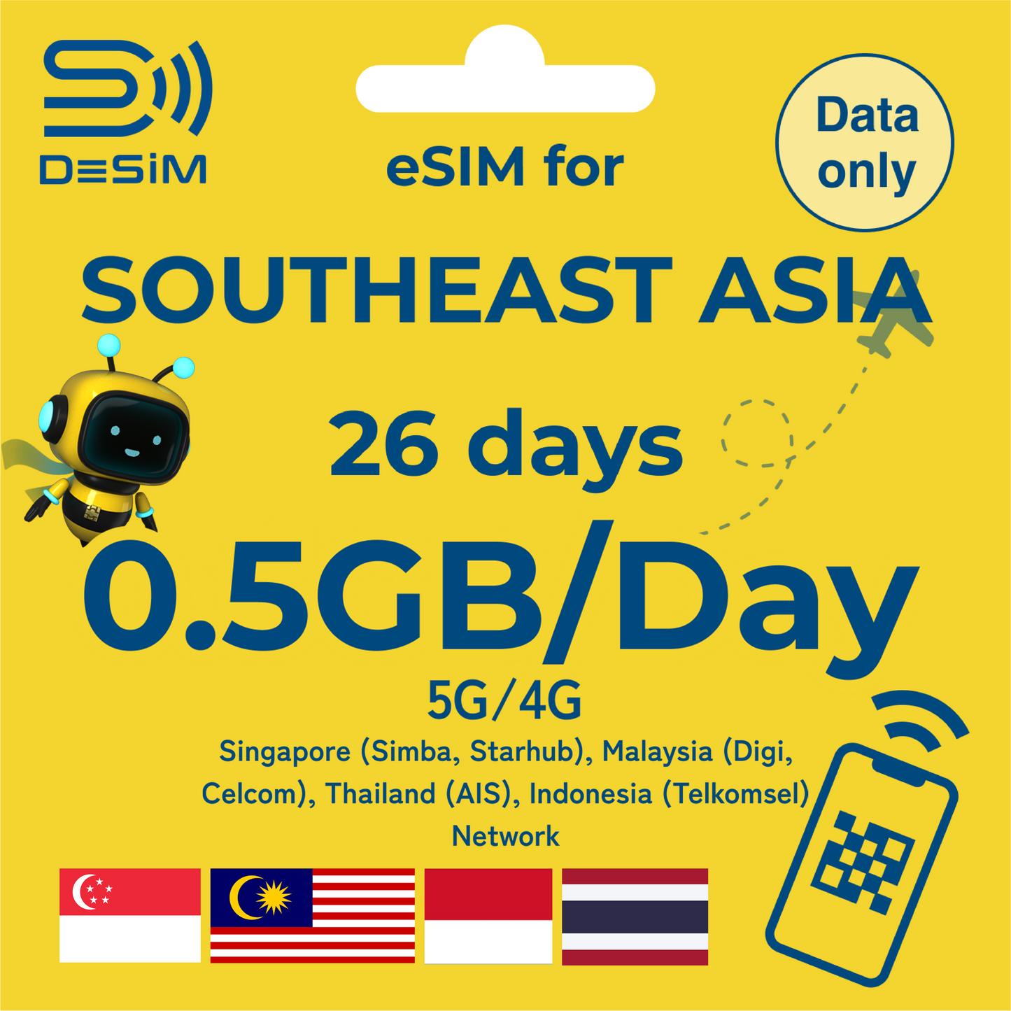 SOUTHEAST ASIA eSIM for Long