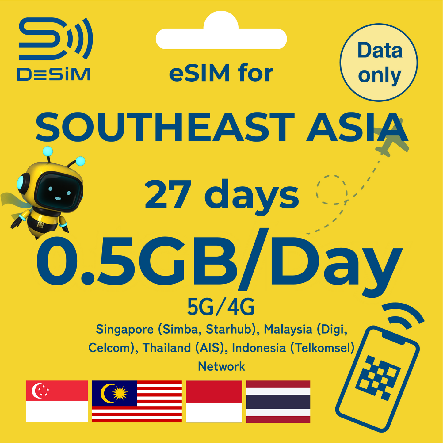 SOUTHEAST ASIA eSIM for Long