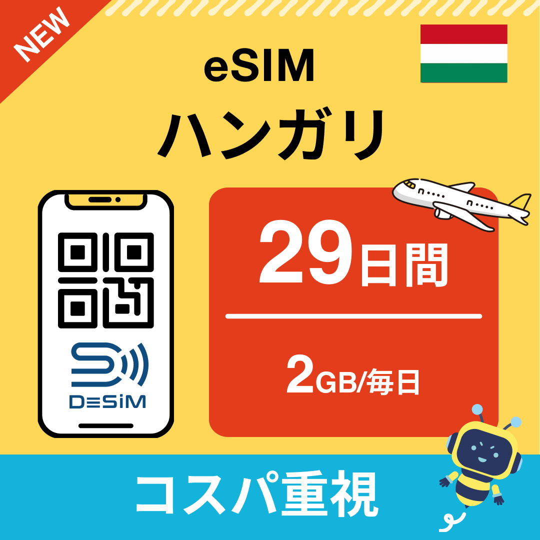 ハンガリー長期eSIM(Line専用)