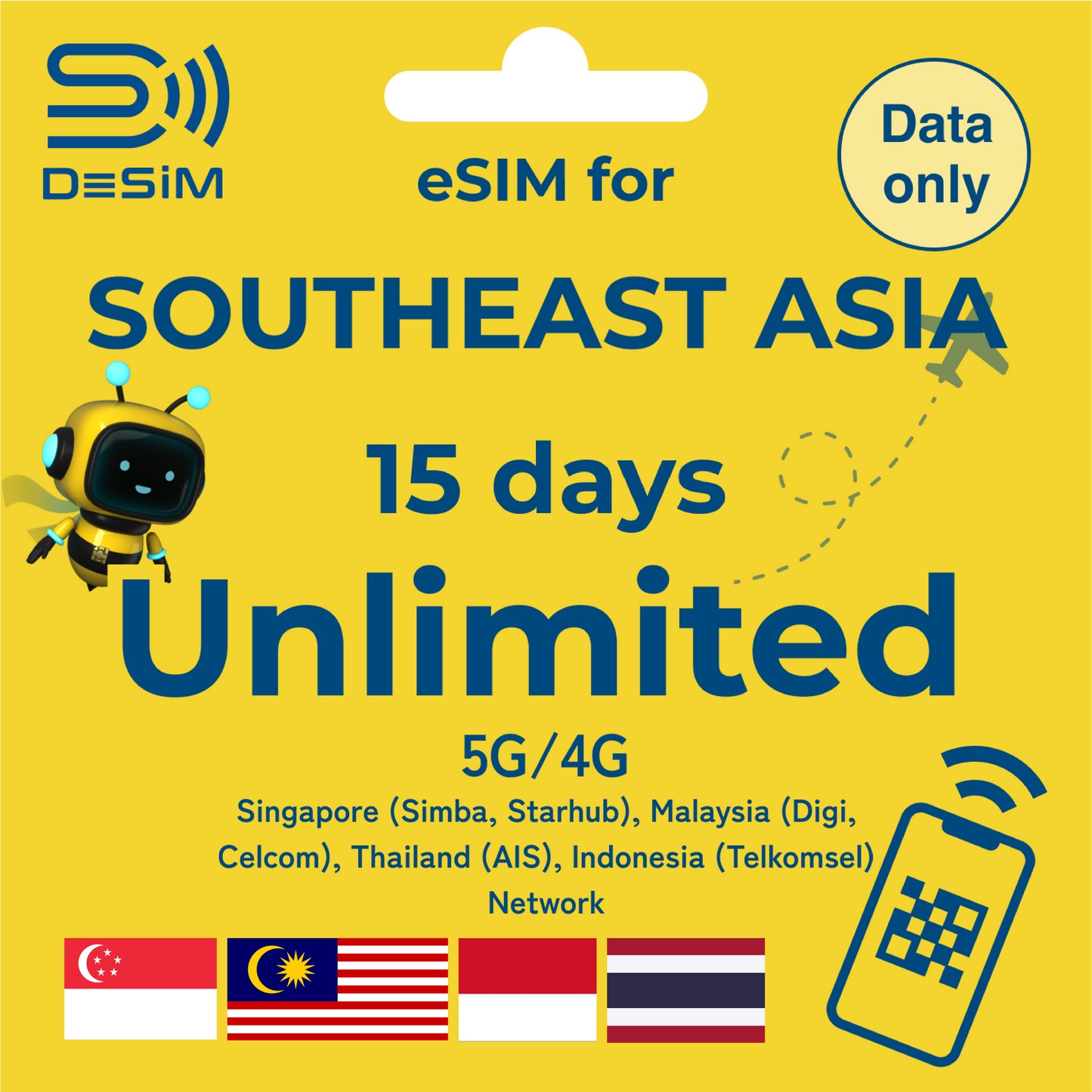 SOUTHEAST ASIA eSIM for UNLIMITED