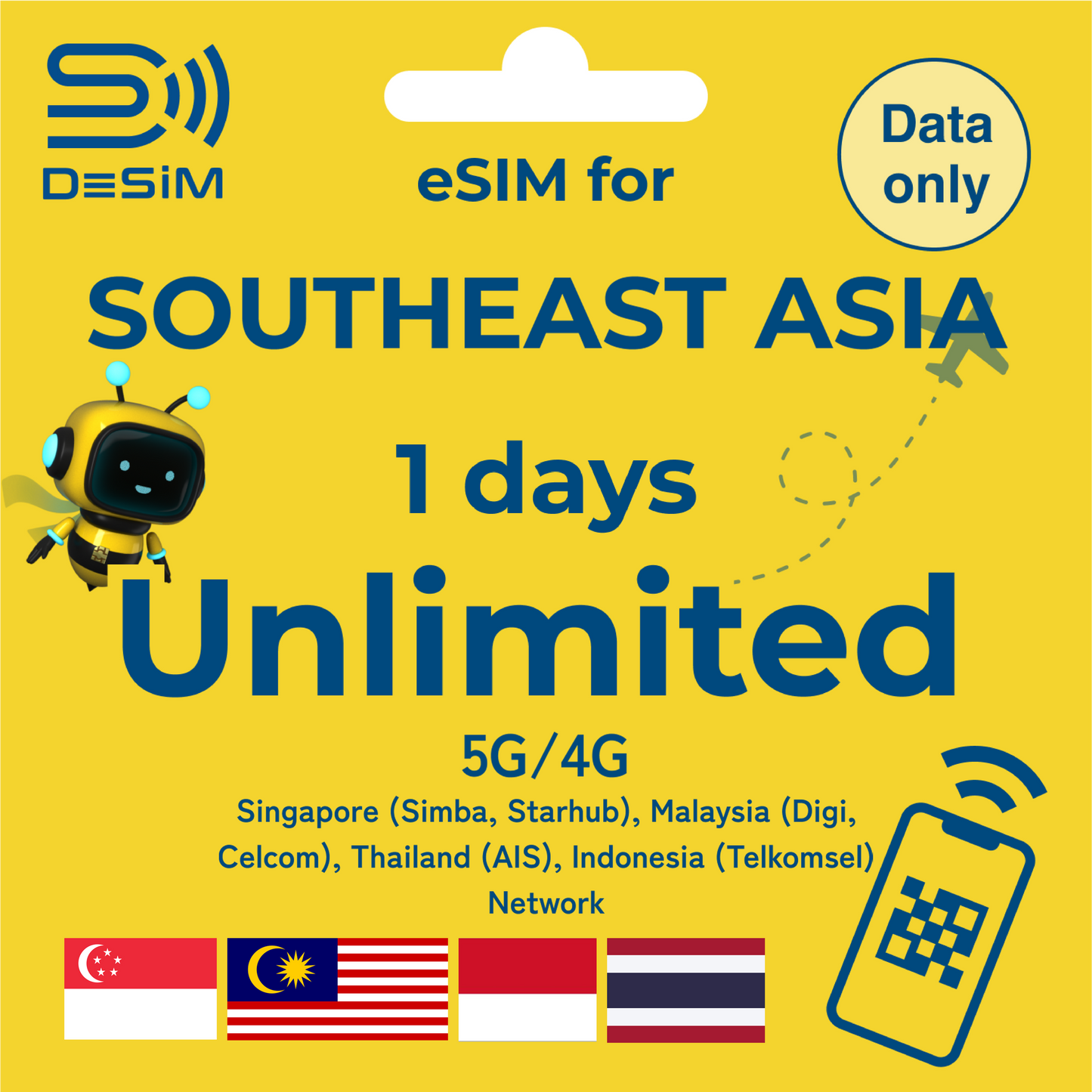 SOUTHEAST ASIA eSIM for UNLIMITED
