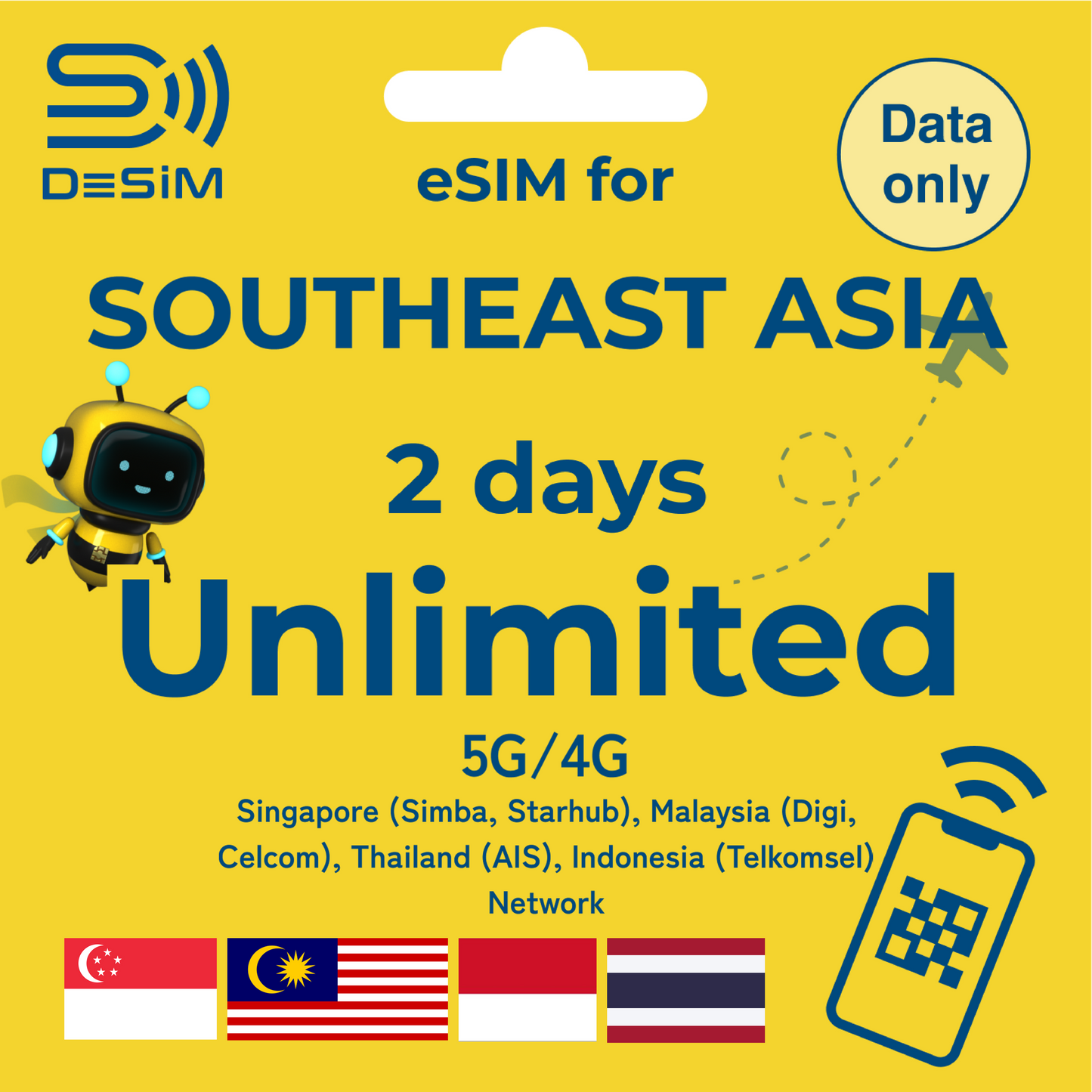 SOUTHEAST ASIA eSIM for UNLIMITED