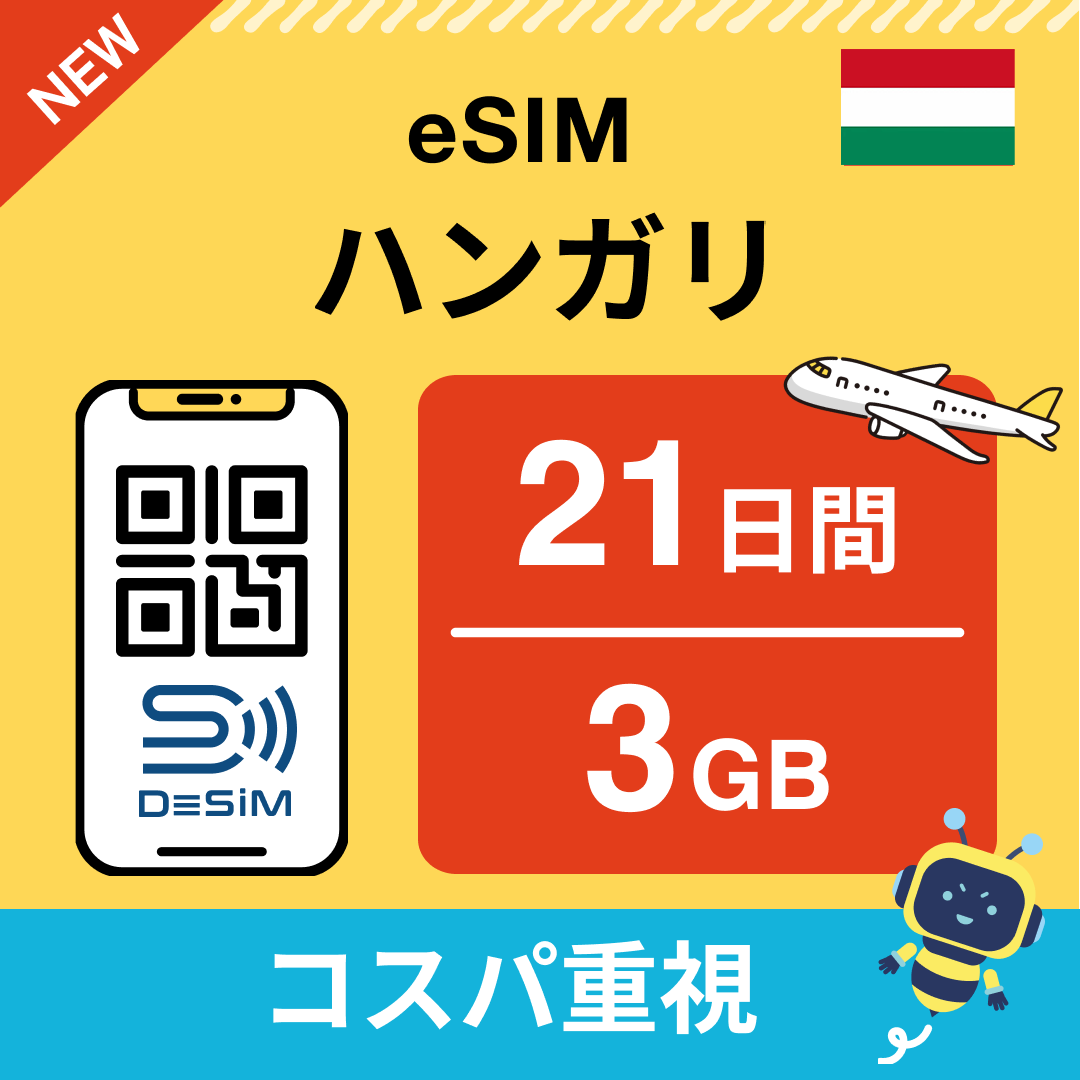 ハンガリー長期eSIM(Line専用)