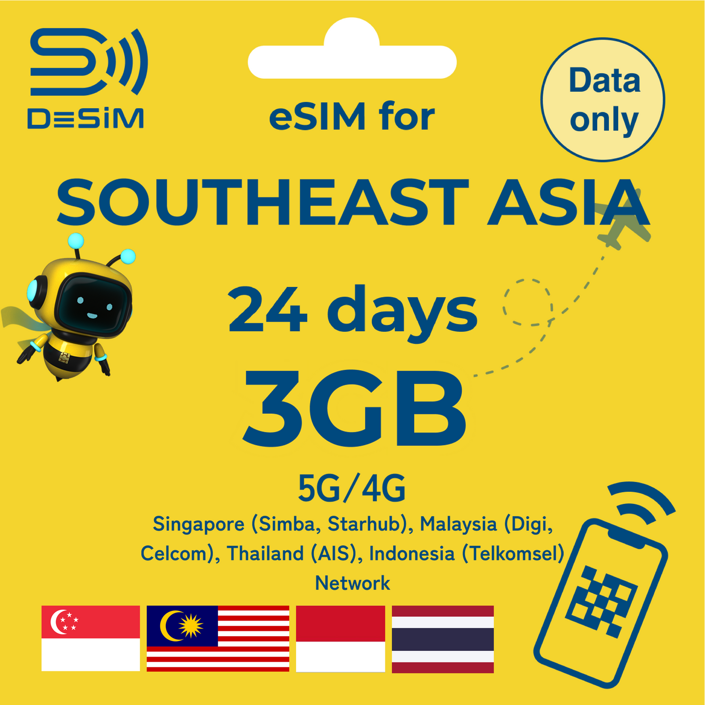 SOUTHEAST ASIA eSIM for Long