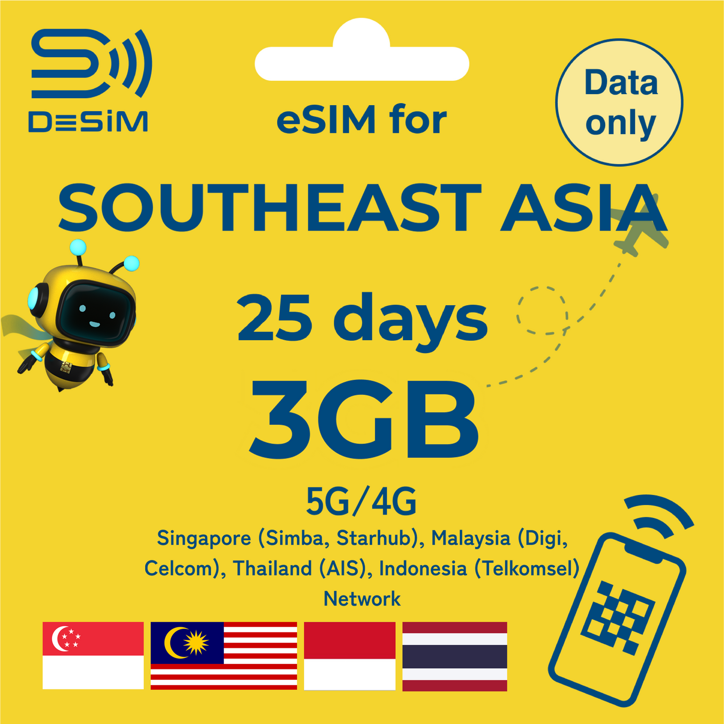 SOUTHEAST ASIA eSIM for Long