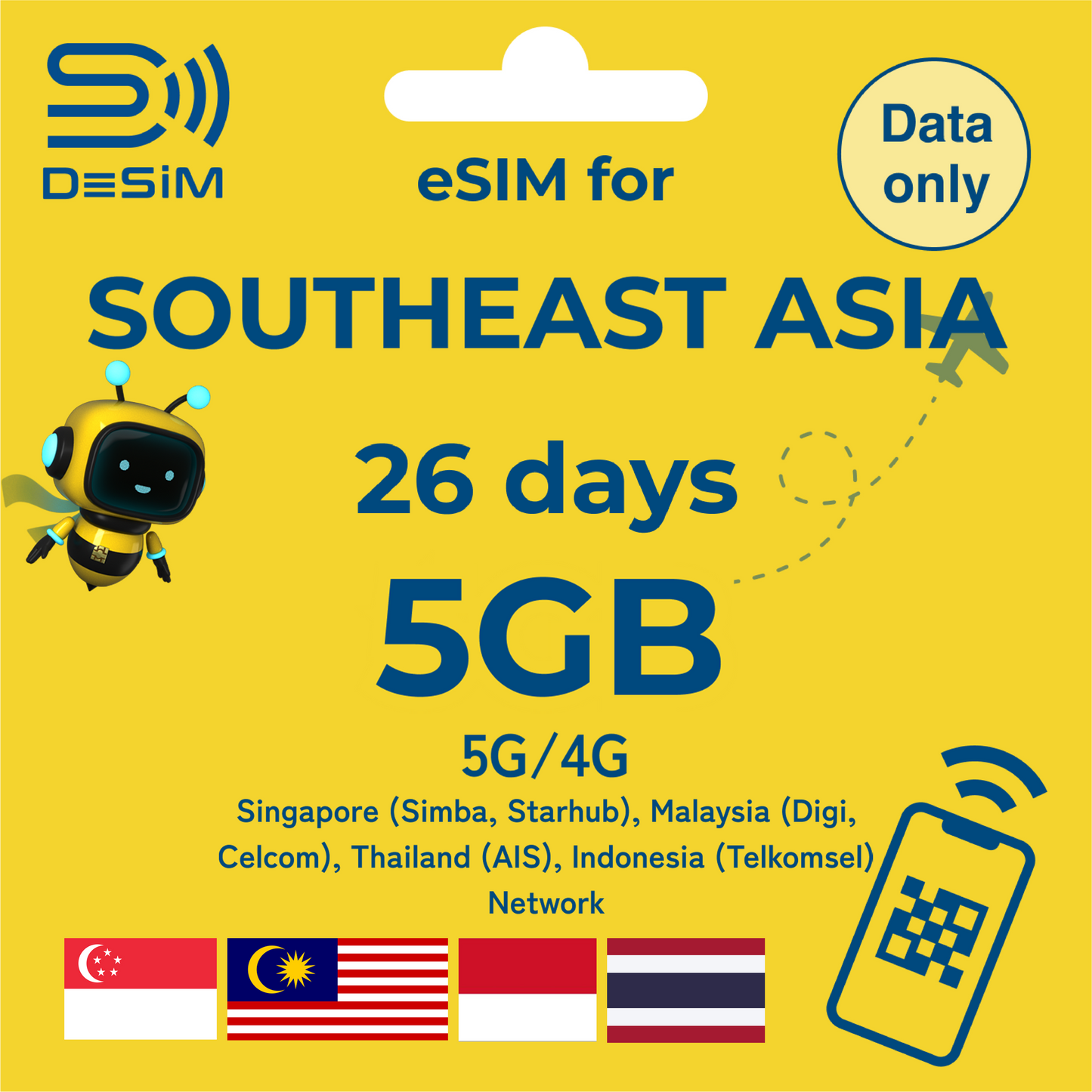 SOUTHEAST ASIA eSIM for Long