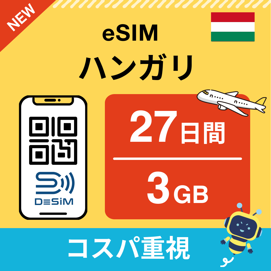 ハンガリー長期eSIM(Line専用)