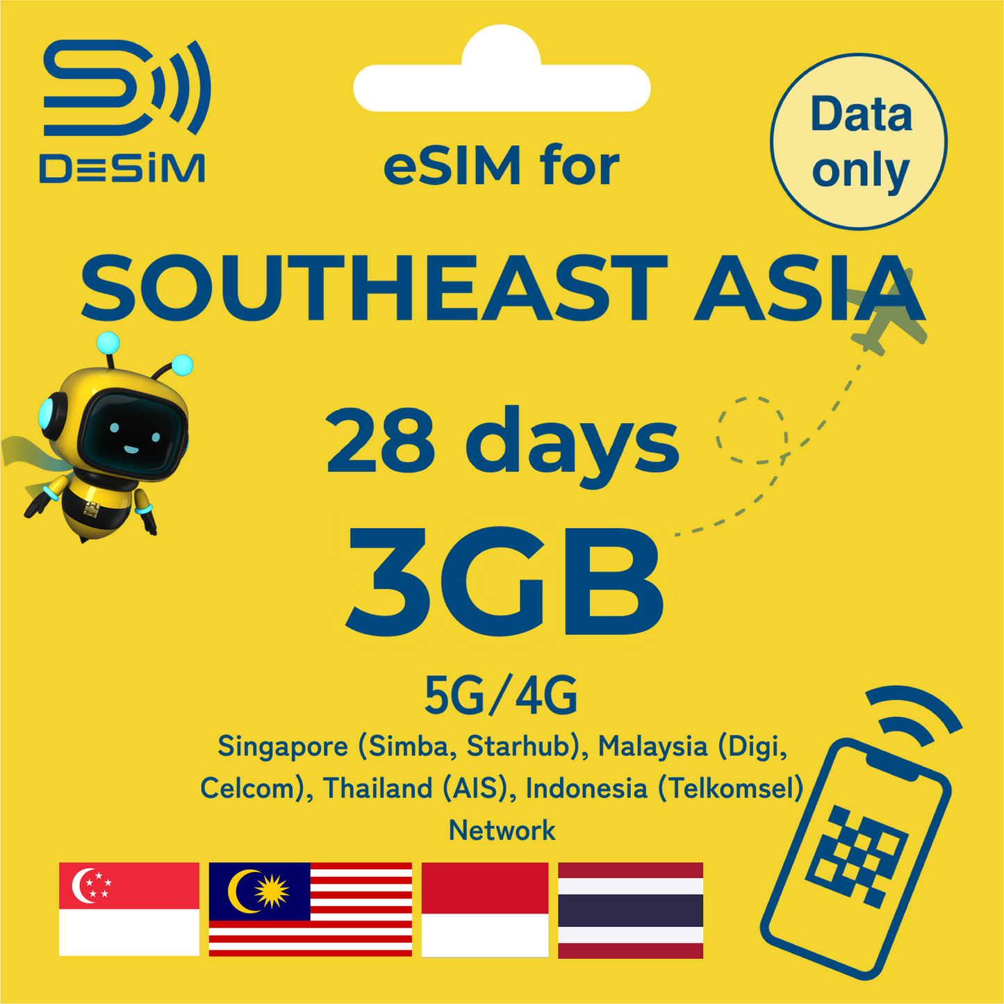 SOUTHEAST ASIA eSIM for Long