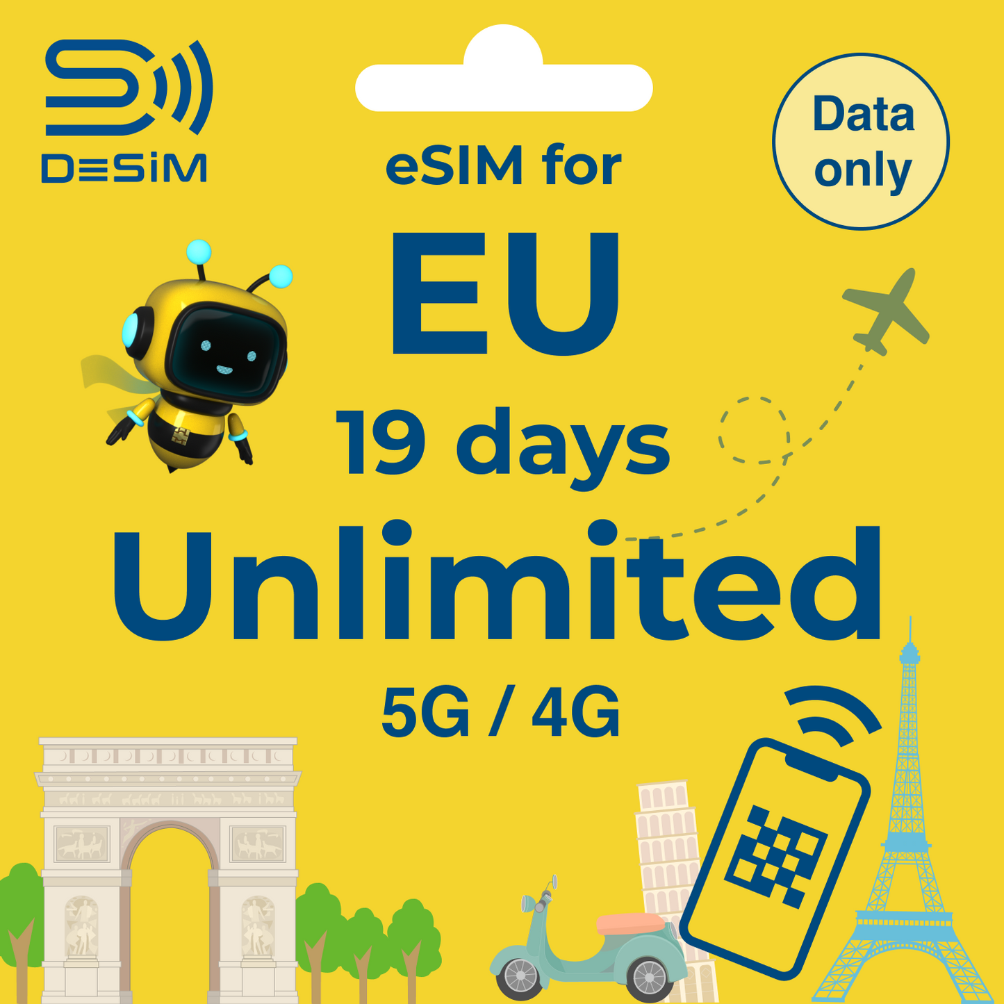 EUROPE eSIM for UNLIMITED