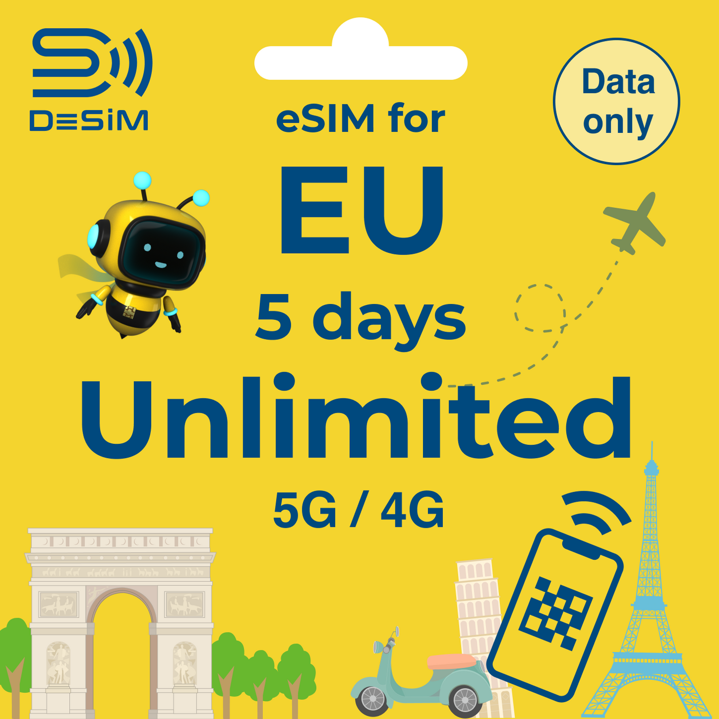 EUROPE eSIM for UNLIMITED