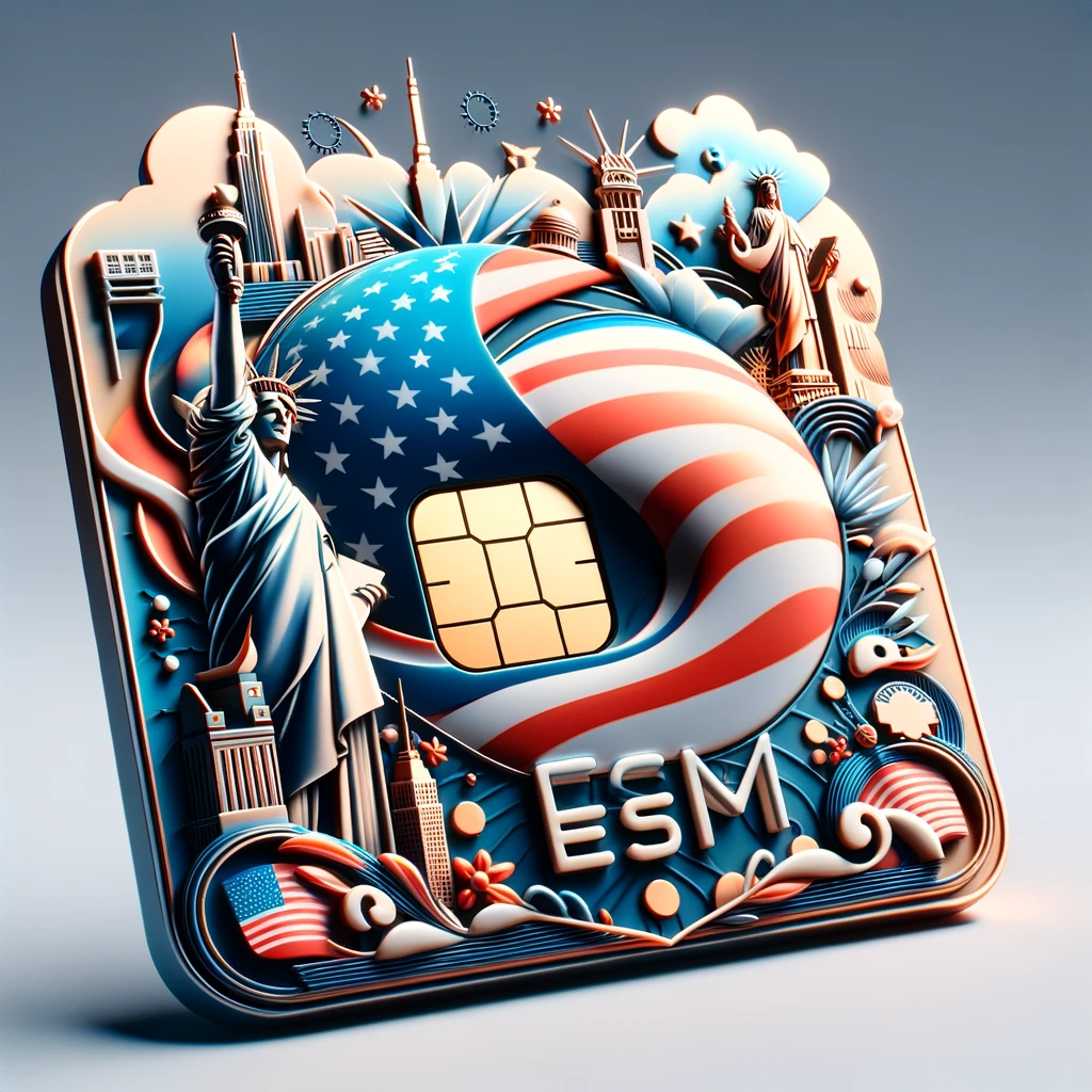 米国のeSIM