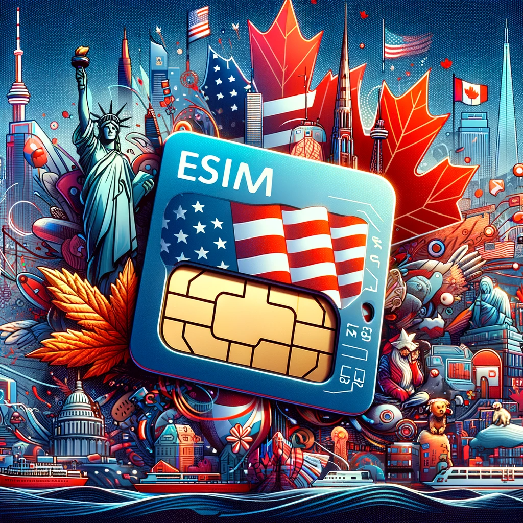 米国、カナダのeSIM