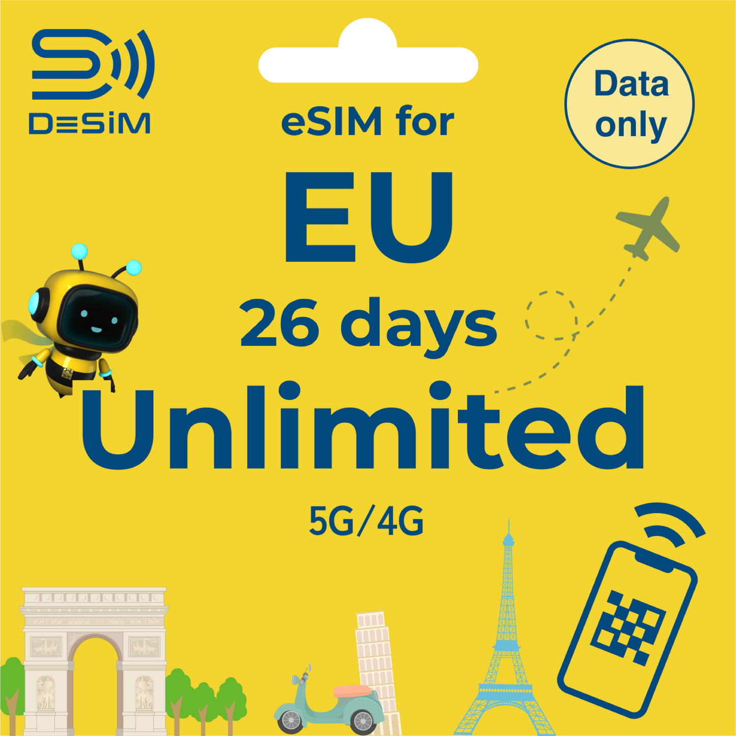 EUROPE eSIM for UNLIMITED