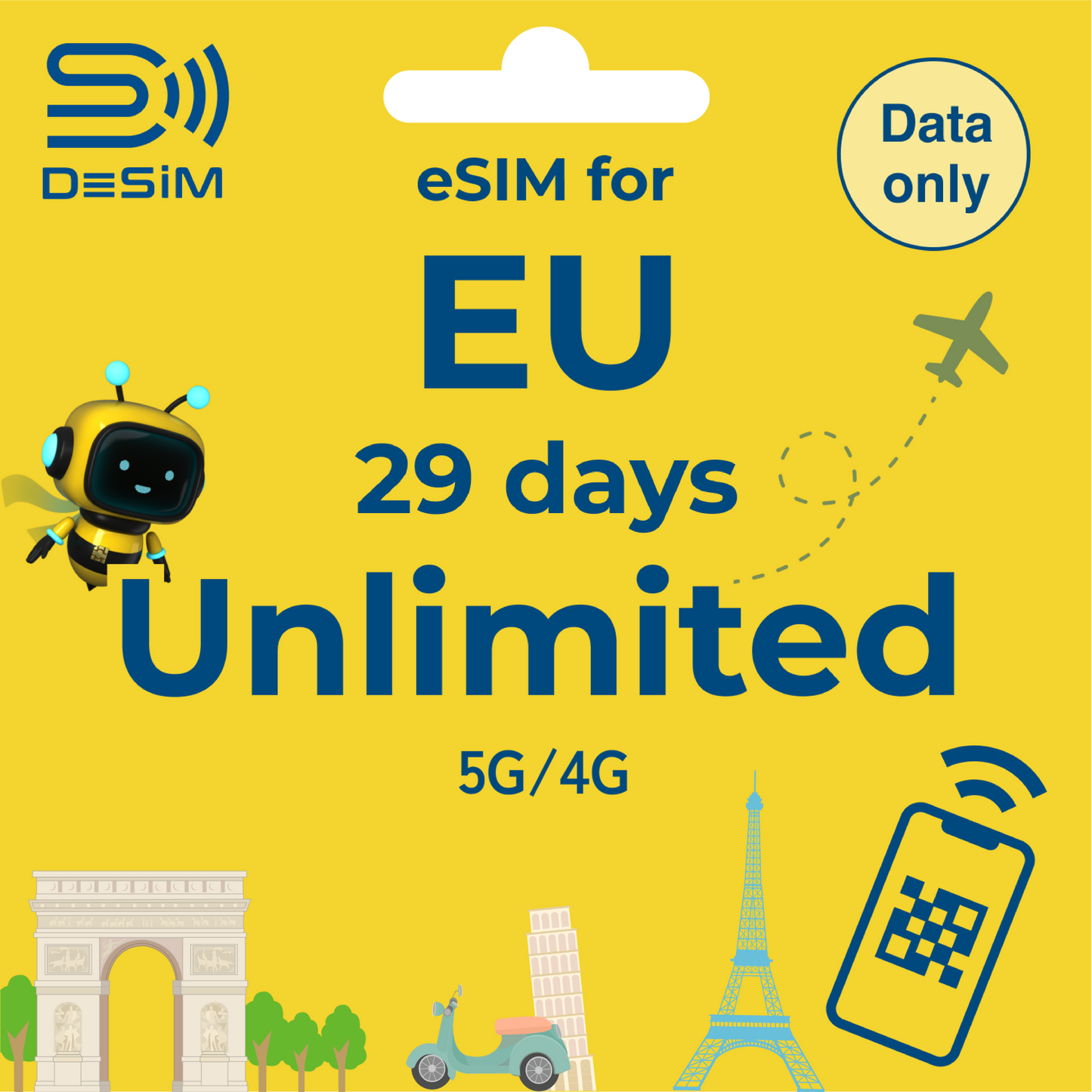 EUROPE eSIM for UNLIMITED